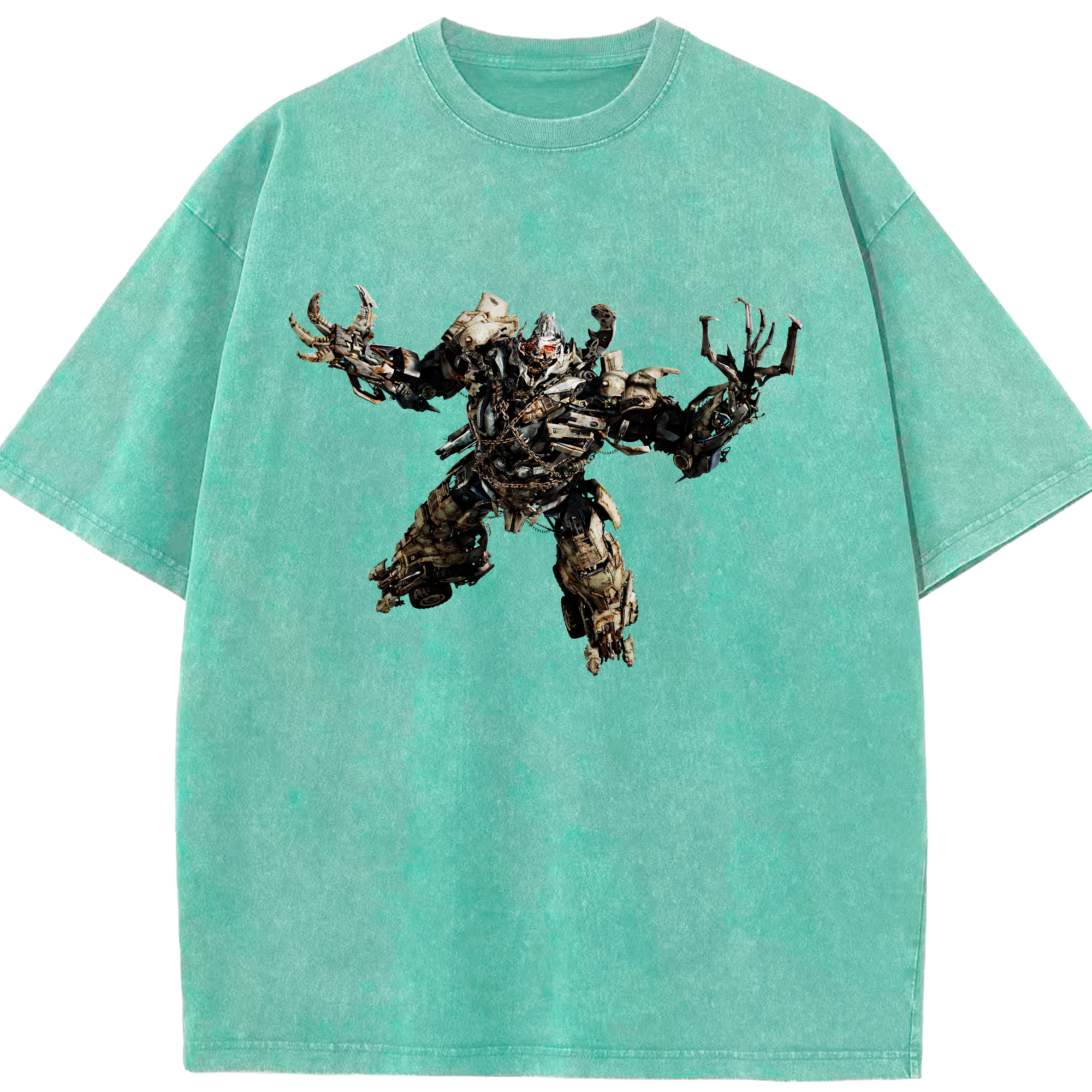 （画像用） Transformers トランスフォーマー 綿100% ヴィンテージ風 半袖Tシャツ（フロントプリント）